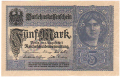 Germany 1 5 Mark,  1. 8.1917